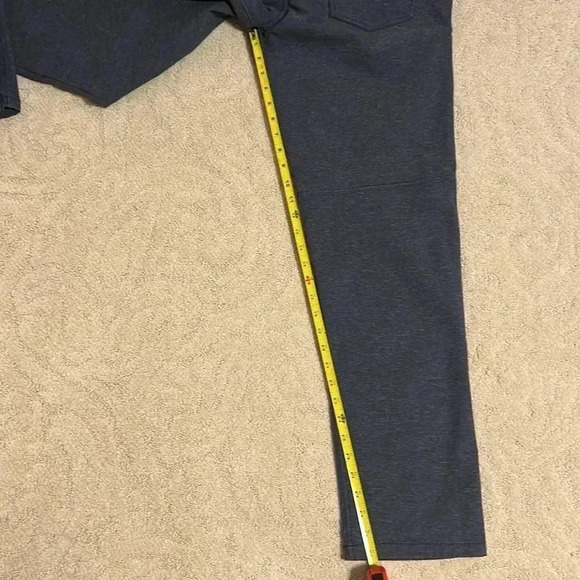 Lululemon ABC Pants  Classic Heathered Deep Navy size 33 x 32 men’s - Picture 7 of 7